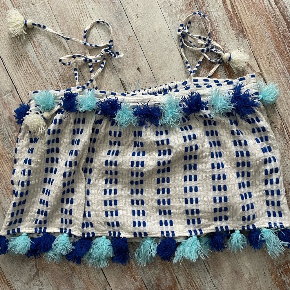 Tessora tasseled tank